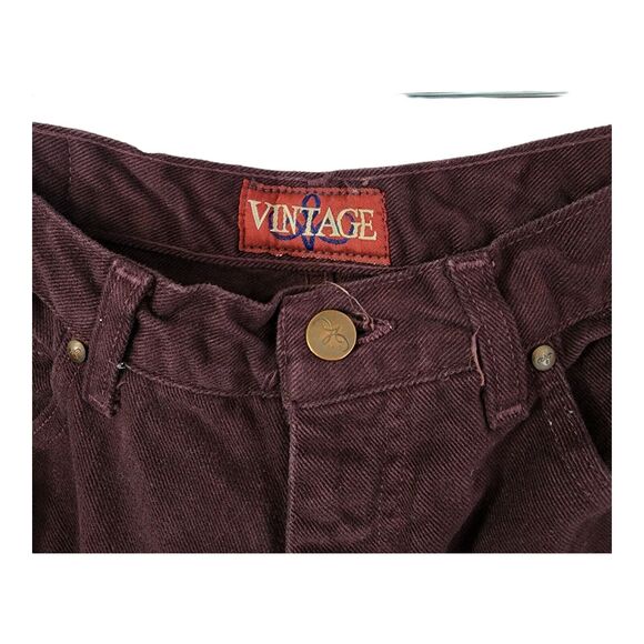 Vintage Elements Women's Jeans Soft Denim High Waist Plum Size 14M - Picture 6 of 10